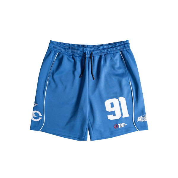 KC Shorts (White/Blue)