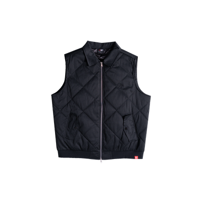 Quilted Vest (Black)