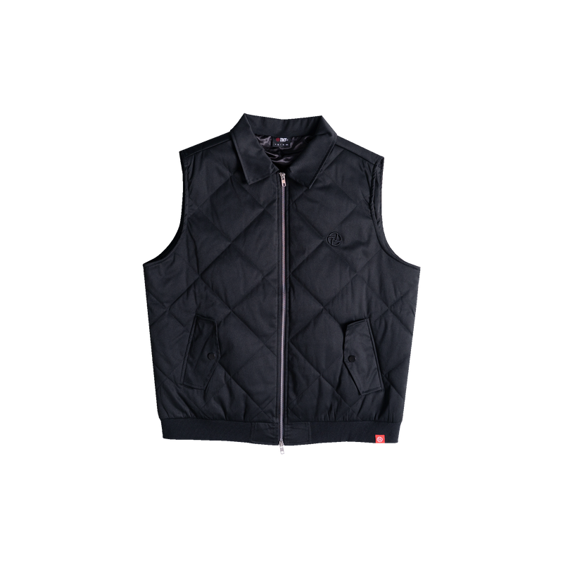 Quilted Vest (Black)