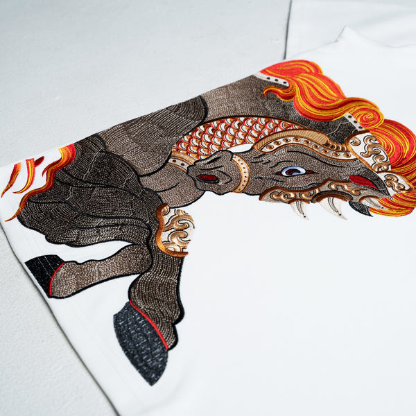 Side Horse Tee (White)