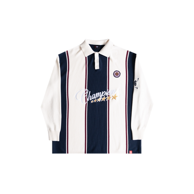 M6 Champion L/S Jersey (Navy/White)