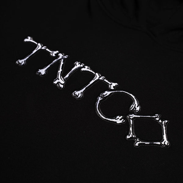 Skeleton Logo Hoodie (Black)