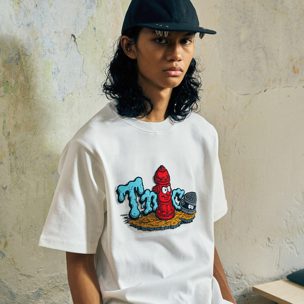 Fire Hydrant Logo Tee (White)