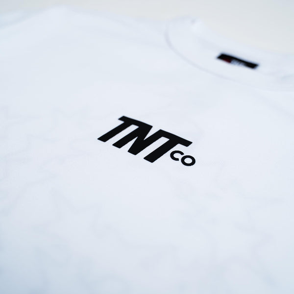 Spiky Logo Tee (White)