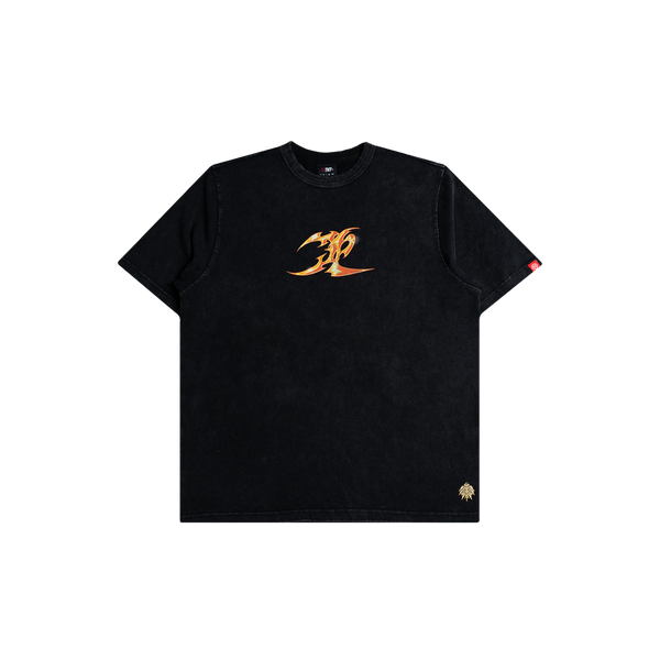 Golden Stonedwashded Tee (Black)
