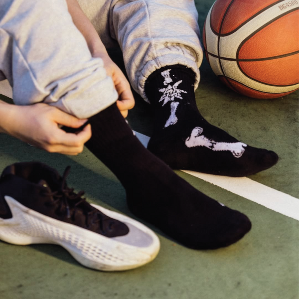 TNTCO Bone Socks (Black)