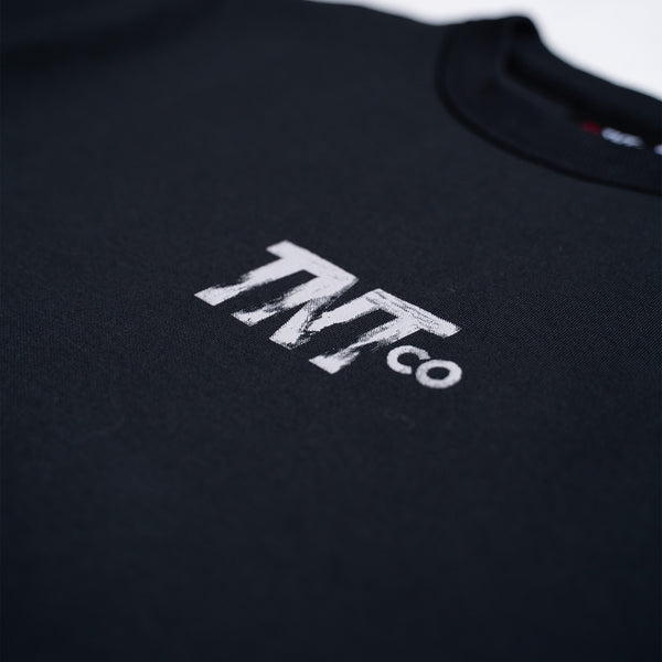 Textured Logo Tee (Black)