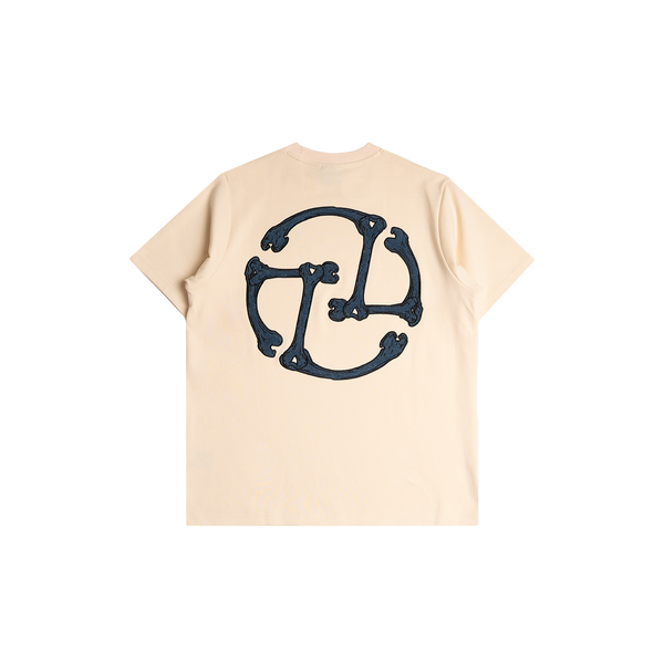 Skeleton Logo Tee (Beige)