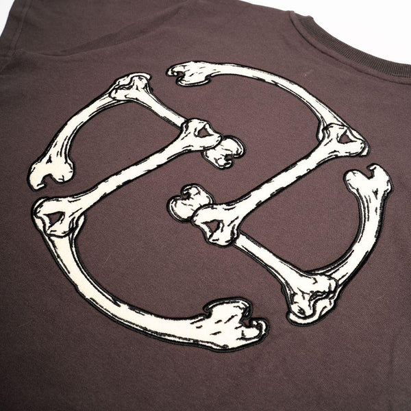 Skeleton Logo Tee (Dark Grey)