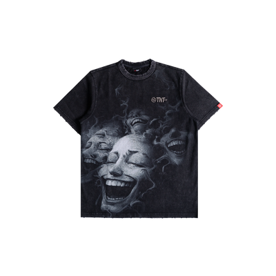 Stonewashed Faces Tee (Black)