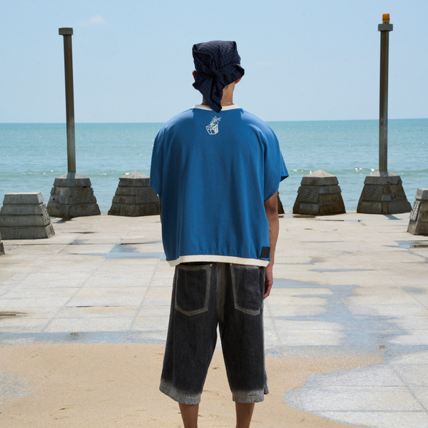 Infamous Boxy Tee (Blue)