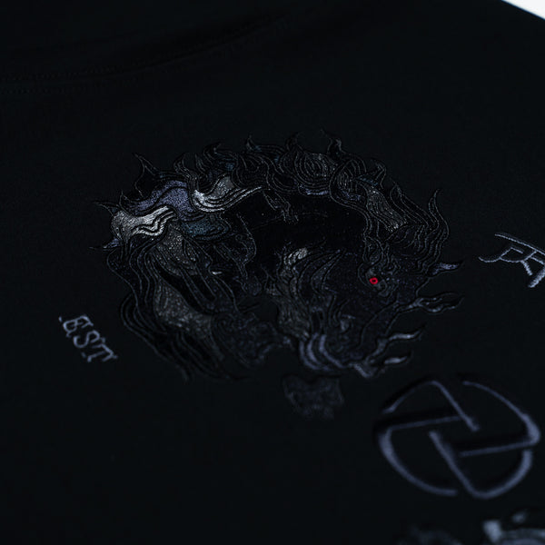 Mini Flame Horse Tee (Black)