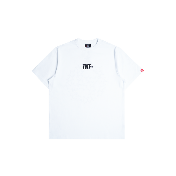 Spiky Logo Tee (White)