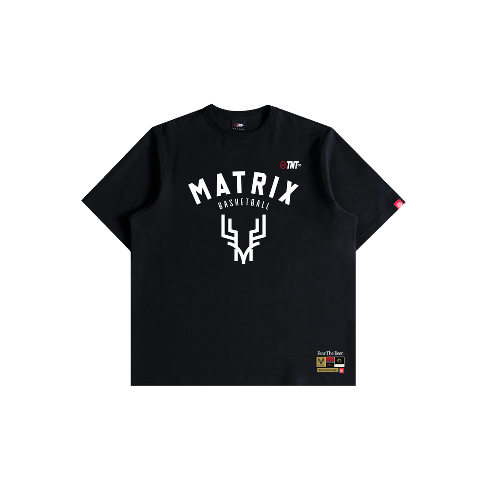 NS Matrix White Tee (Black)