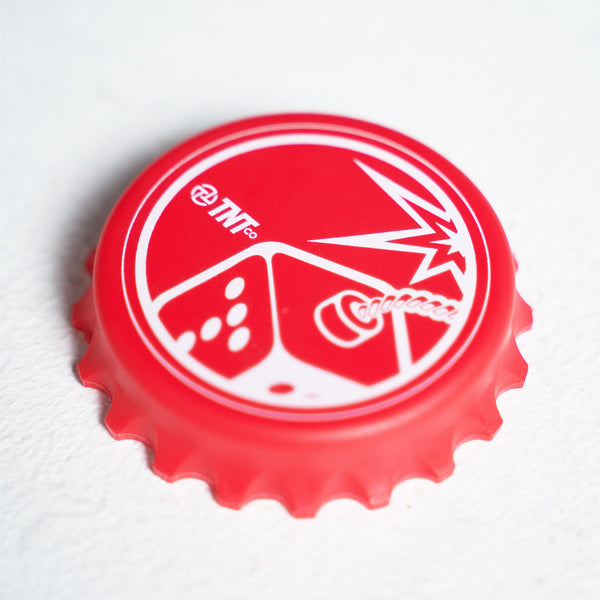 Dicenamite Bottle Cap Opener Magnet