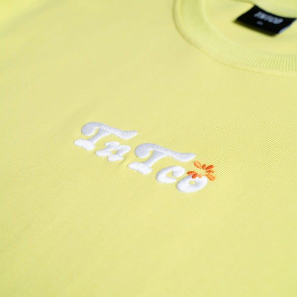 Flower Logo Tee (Mustard,Green)