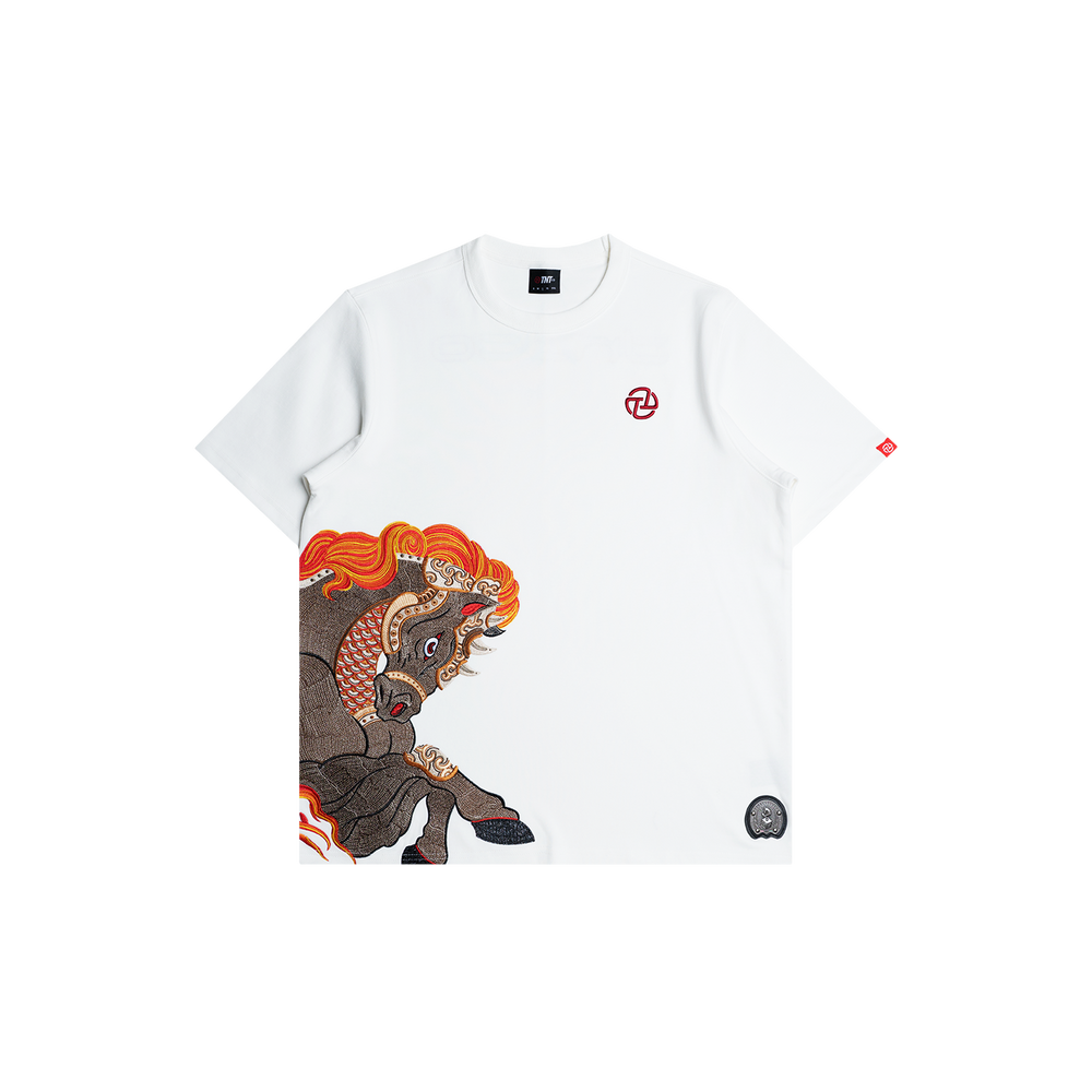 Side Horse Tee (White)