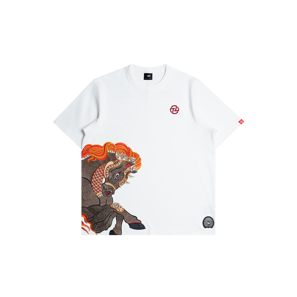 Side Horse Tee (White)