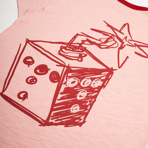 Scribble Logo Tee (Red)