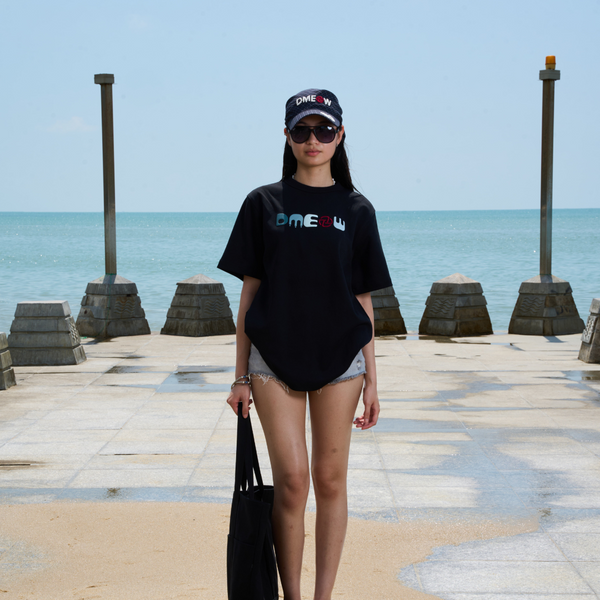 Studded Logo Cap (Black)