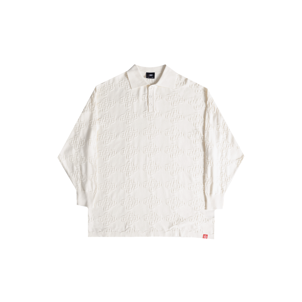 Knitted Polo (Beige)