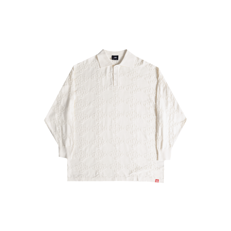 Knitted Polo (Beige)