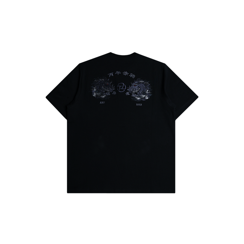 Mini Flame Horse Tee (Black)