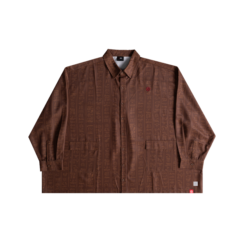 Ancient Long Sleeve Shirt (Brown)