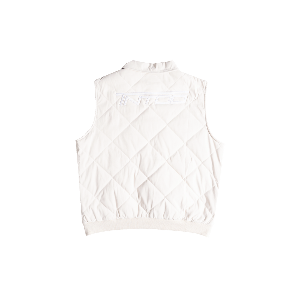 Quilted Vest (Beige)