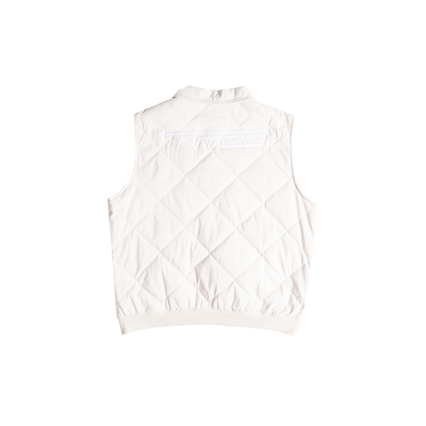 Quilted Vest (Beige)