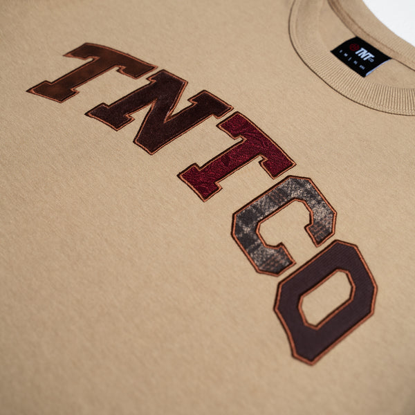 TNTCO Patched Logo Tee (Brown)