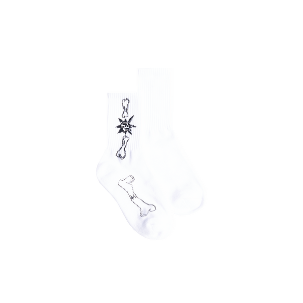TNTCO Bone Socks  (White)