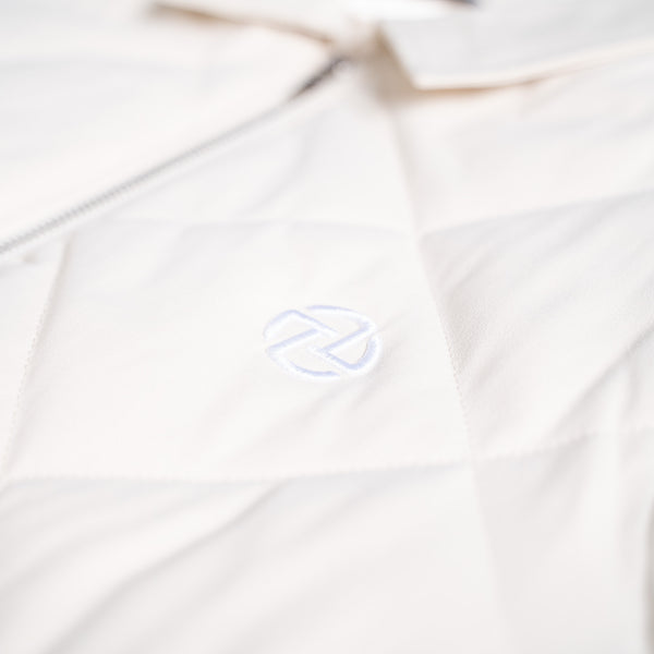 Quilted Vest (Beige)