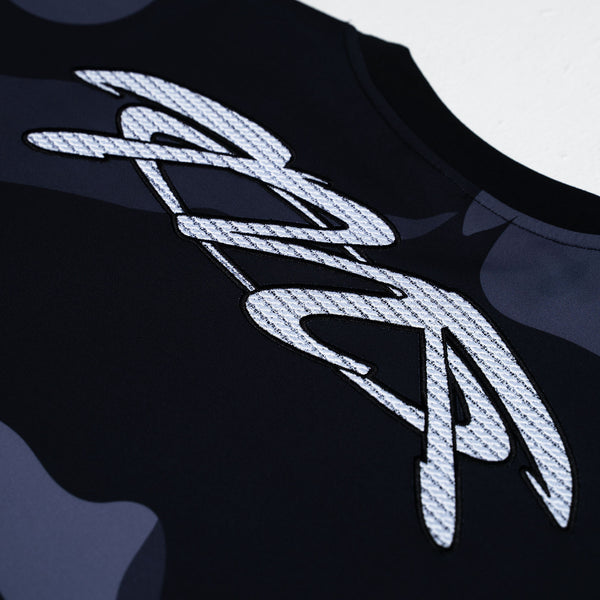 Camo Horse L/S Tee (Black Camouflage)