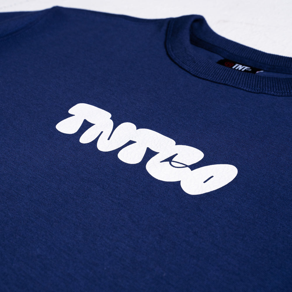 Bubble Logo Tee (Navy)