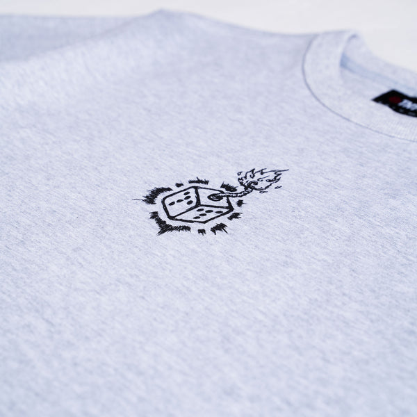 Flame Dice Tee (Grey)