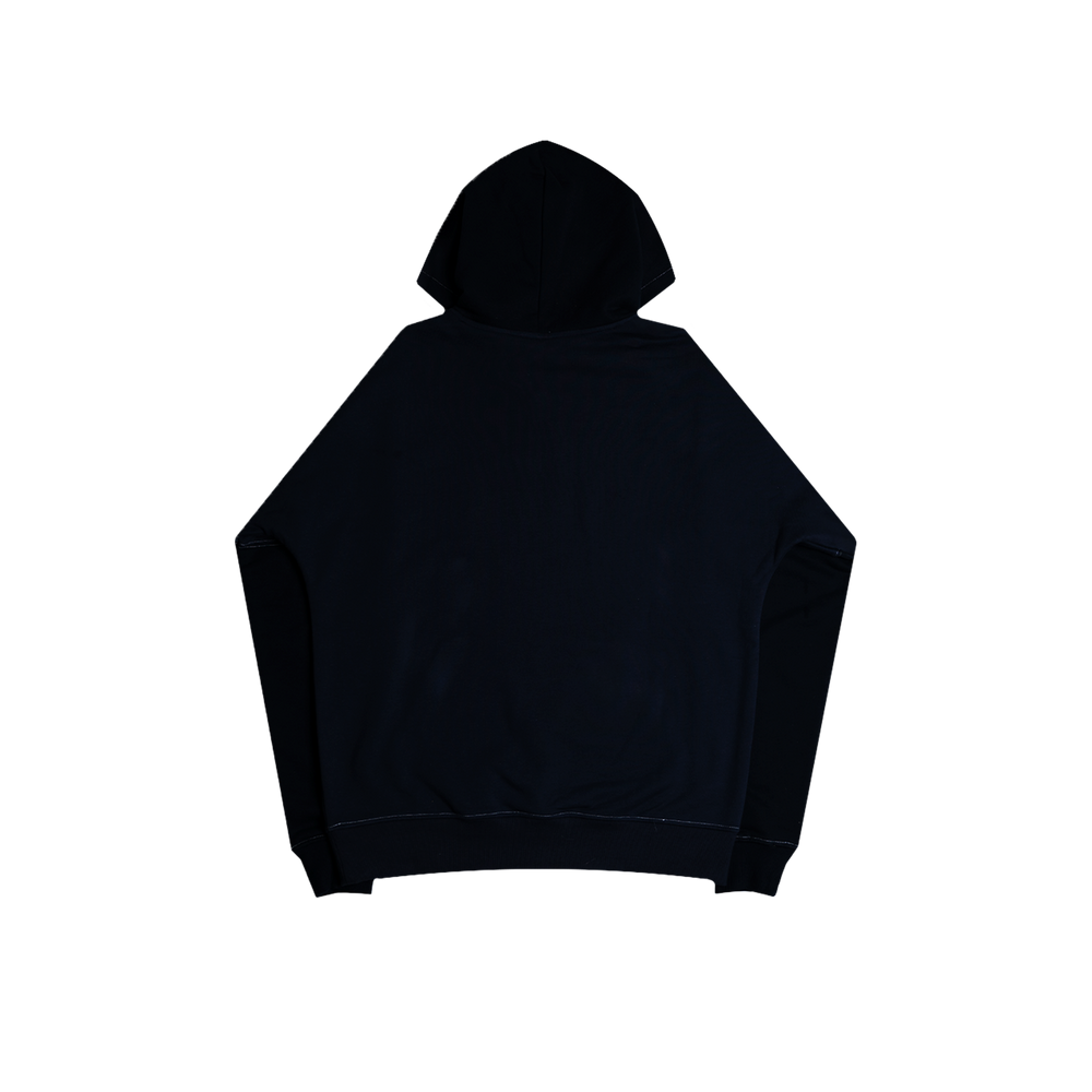 Patched Logo Hoodie (Navy)