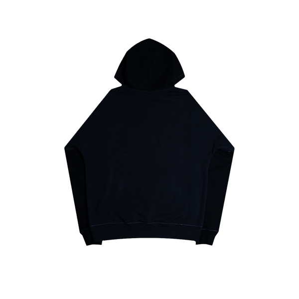 Patched Logo Hoodie (Navy)