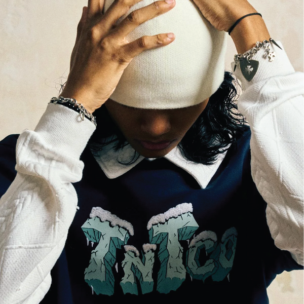 Icy Logo Tee (Navy)