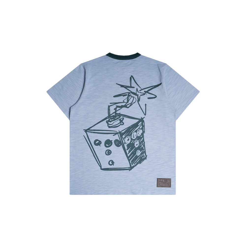 Scribble Logo Tee (Blue) – TNTCO