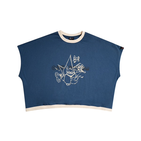 Infamous Boxy Tee (Blue)