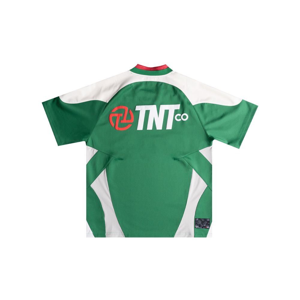 Chinese Ribbon Jersey (Green/Beige)