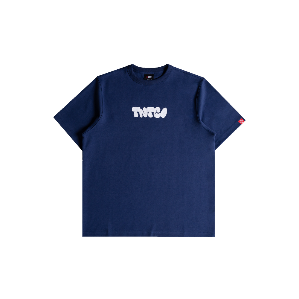 Bubble Logo Tee (Navy)