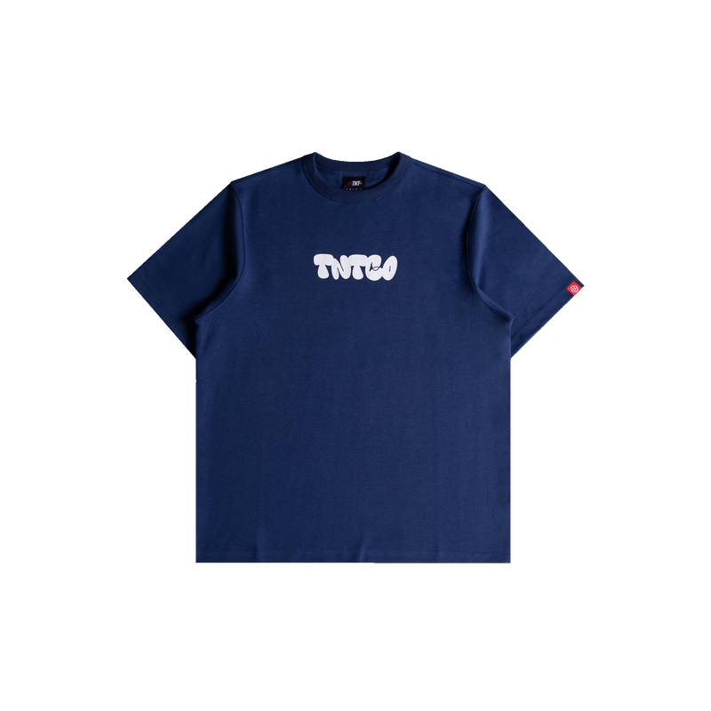 Bubble Logo Tee (Navy)