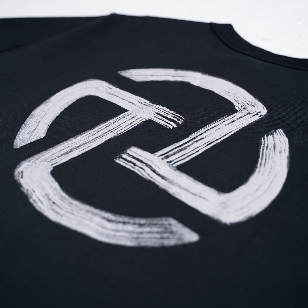 Textured Logo Tee (Black)