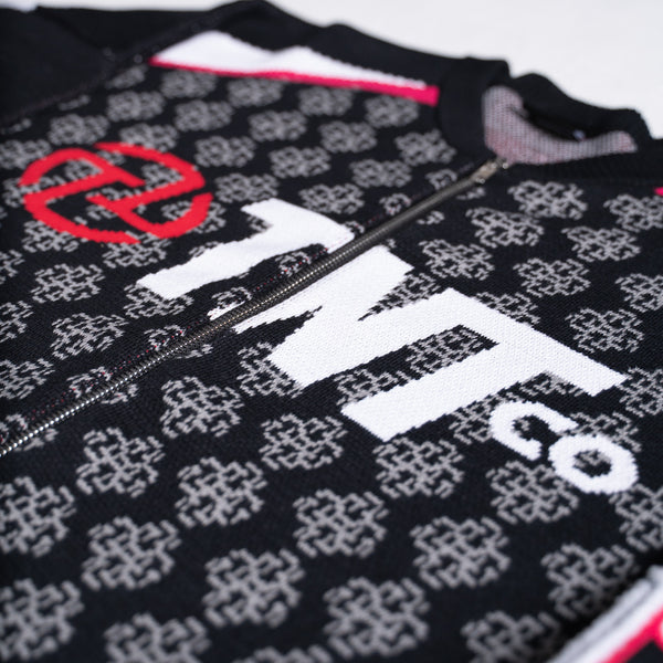 Racing Knitwear Jacket (Black)