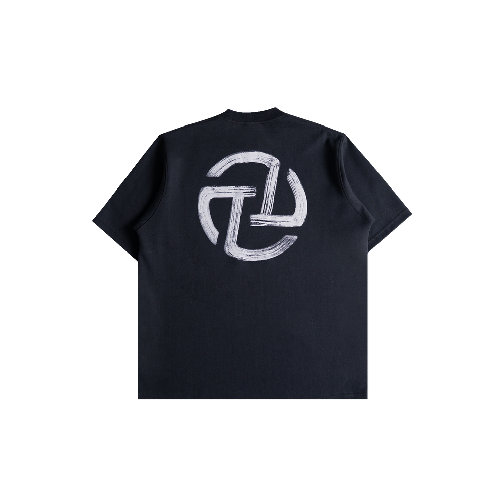 Textured Logo Tee (Black)
