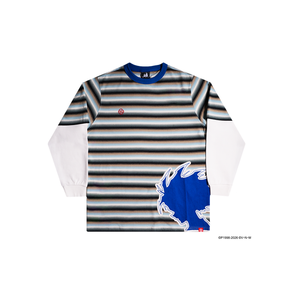 Whirlwind L/S Tee (Blue)