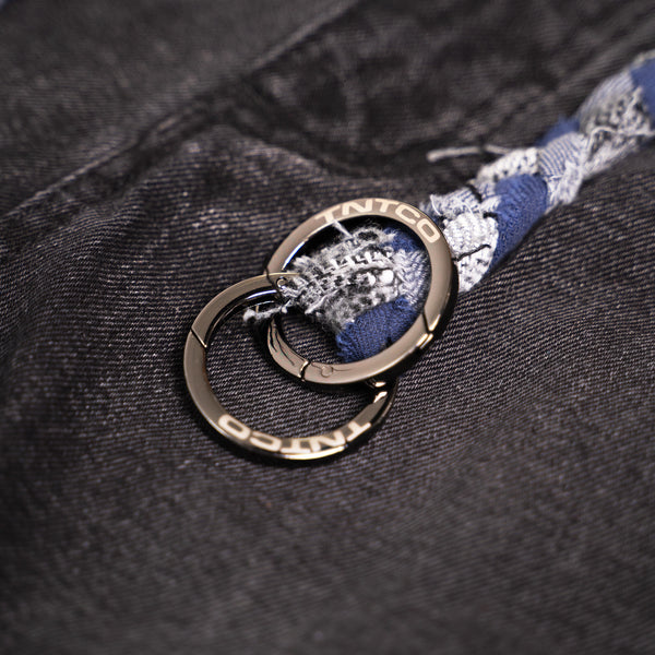 Distressed Logo Jorts (Navy)