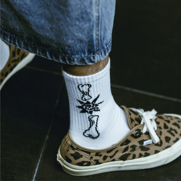 TNTCO Bone Socks  (White)